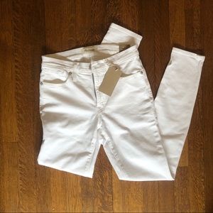9’ High-rise White Madewell Jeans